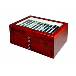 Vitrine for 56 pens Cherry