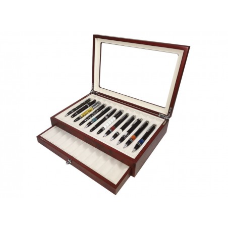 Vitrine for 23 pens Cherry