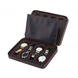 Zipper case for 8 Watches CF