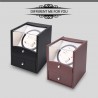 Watch Winder (1 motor 2 relojes) Black PU Leather