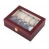 Caja guarda 10 relojes cherry