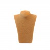 Busto espositore per collane, pendenti beige