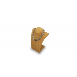 Busto espositore per collane, pendenti beige