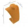 Busto espositore per collane, pendenti beige