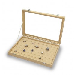 Ringbox, 7 Holzringschlitze