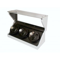 Watch Winder (3 motores 6 relojes)  GLASS-WHITE