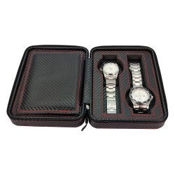 Zipper case for 4 Watches CF