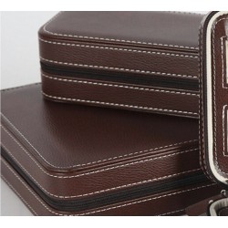 Zipper case for 8 Watches