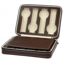 Zipper case for 8 Watches