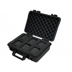 Ultra Rugged Watch Box for 6 Watches. Padded and Shock and Water Resistant.