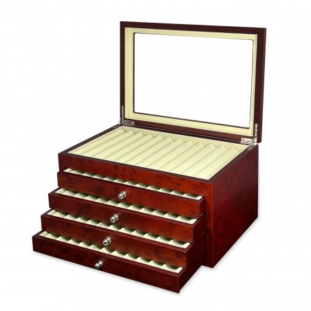 Vitrine for 56 pens Cherry