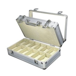 Uhrenbox für 24 Aluminium