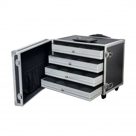 Cofret trolley 48 montres aluminium