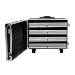 Uhrenbox Trolleykoffer für 48 Uhren Aluminium