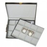Caja guarda 24 relojes de bolsillo