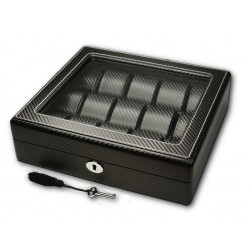 Watch box for 15. Carbon fiber window