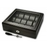 Custodia 15 orologi. Carbon fiber window