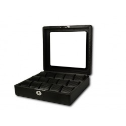 Vitrina guarda 15 relojes. Carbon fiber window